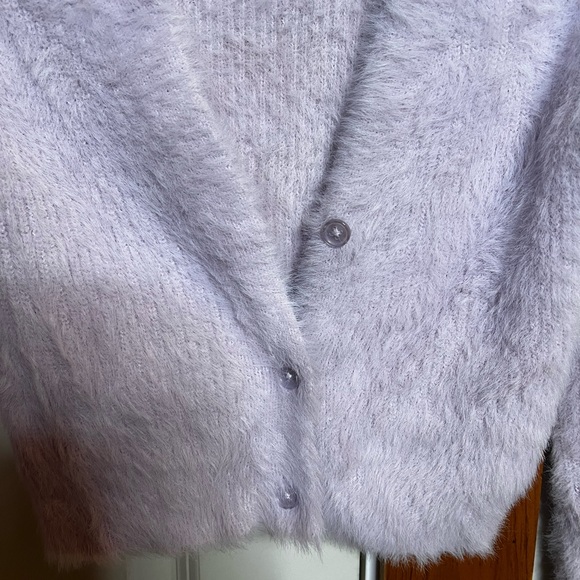 Wild Fable Soft Lilac Fuzzy Sweater - Picture 3 of 5
